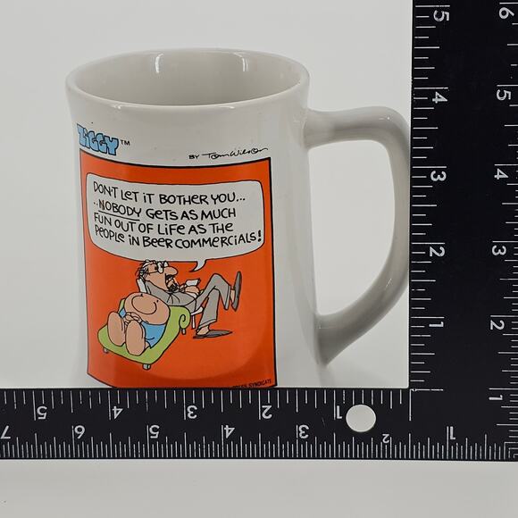 1981 Ziggy Coffee Cup Mug Therapy Psicologist Don't Let it Bother You - Picture 6 of 9
